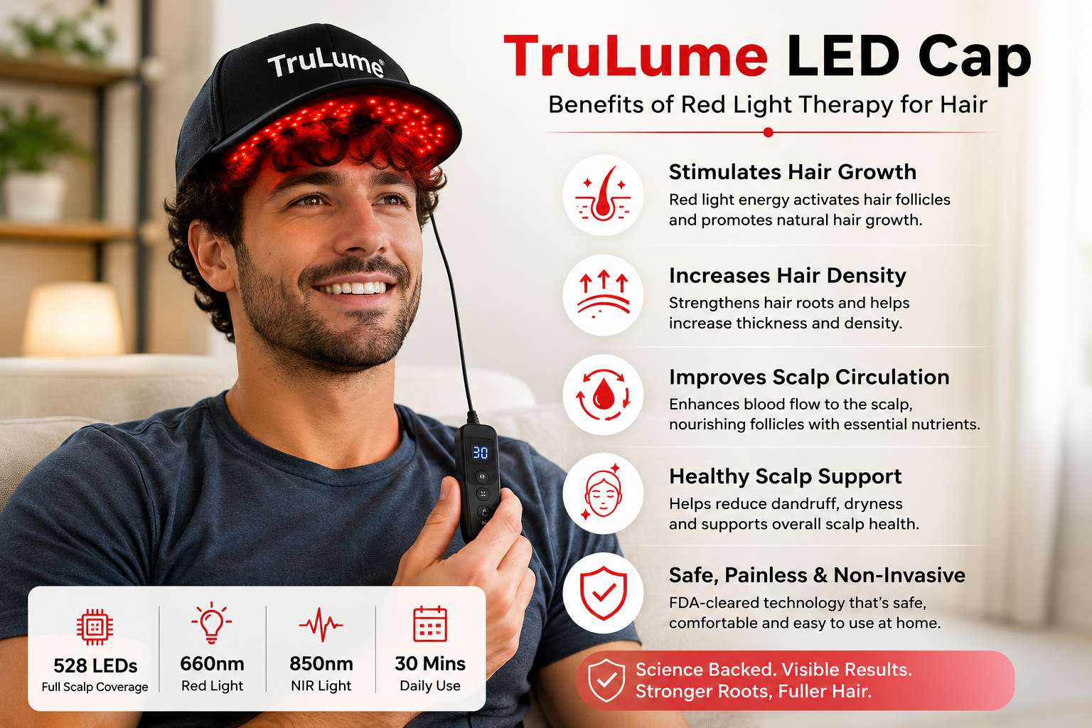 Light therapy routine